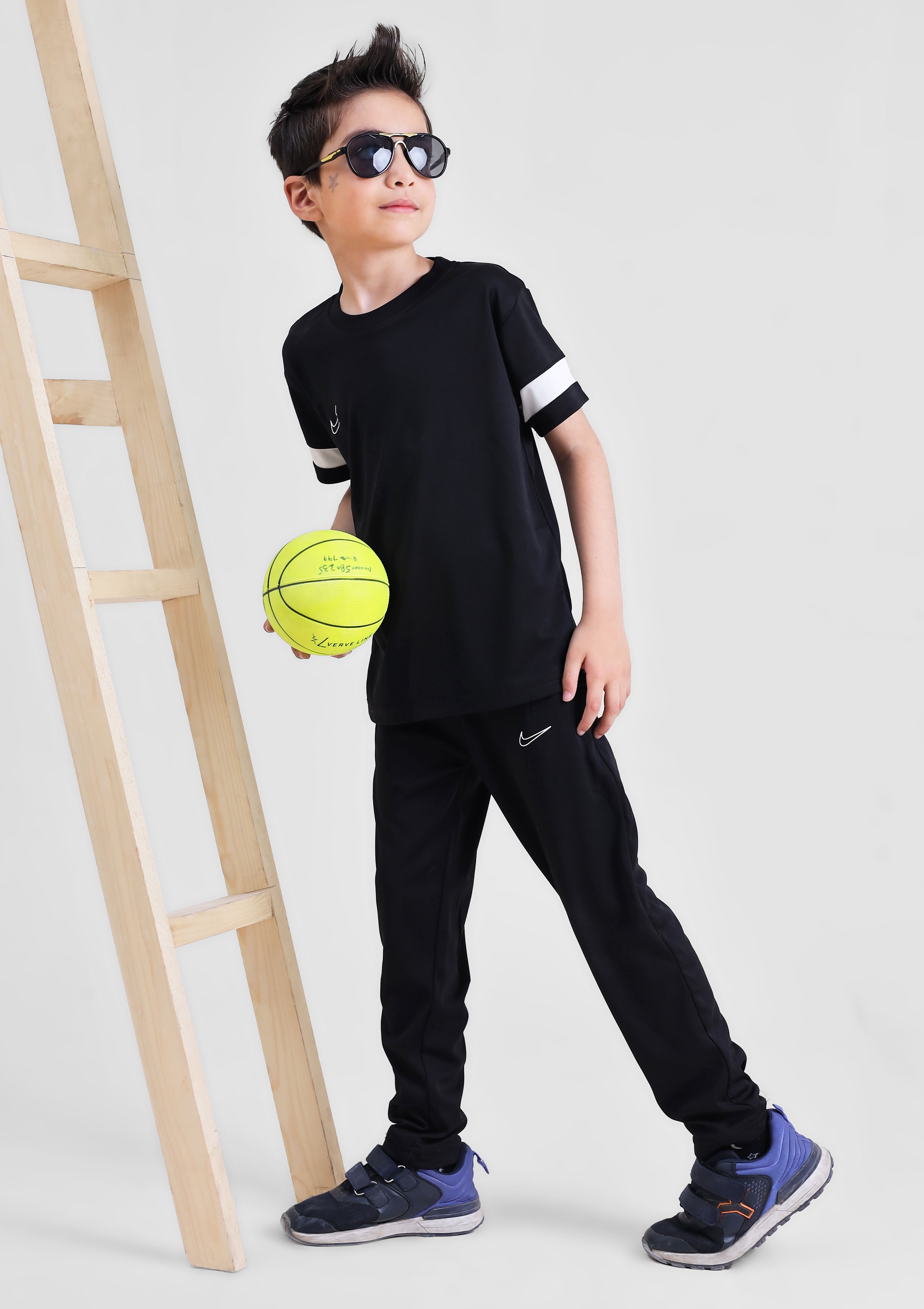 Nik Dri-Fit Black white Tracksuit