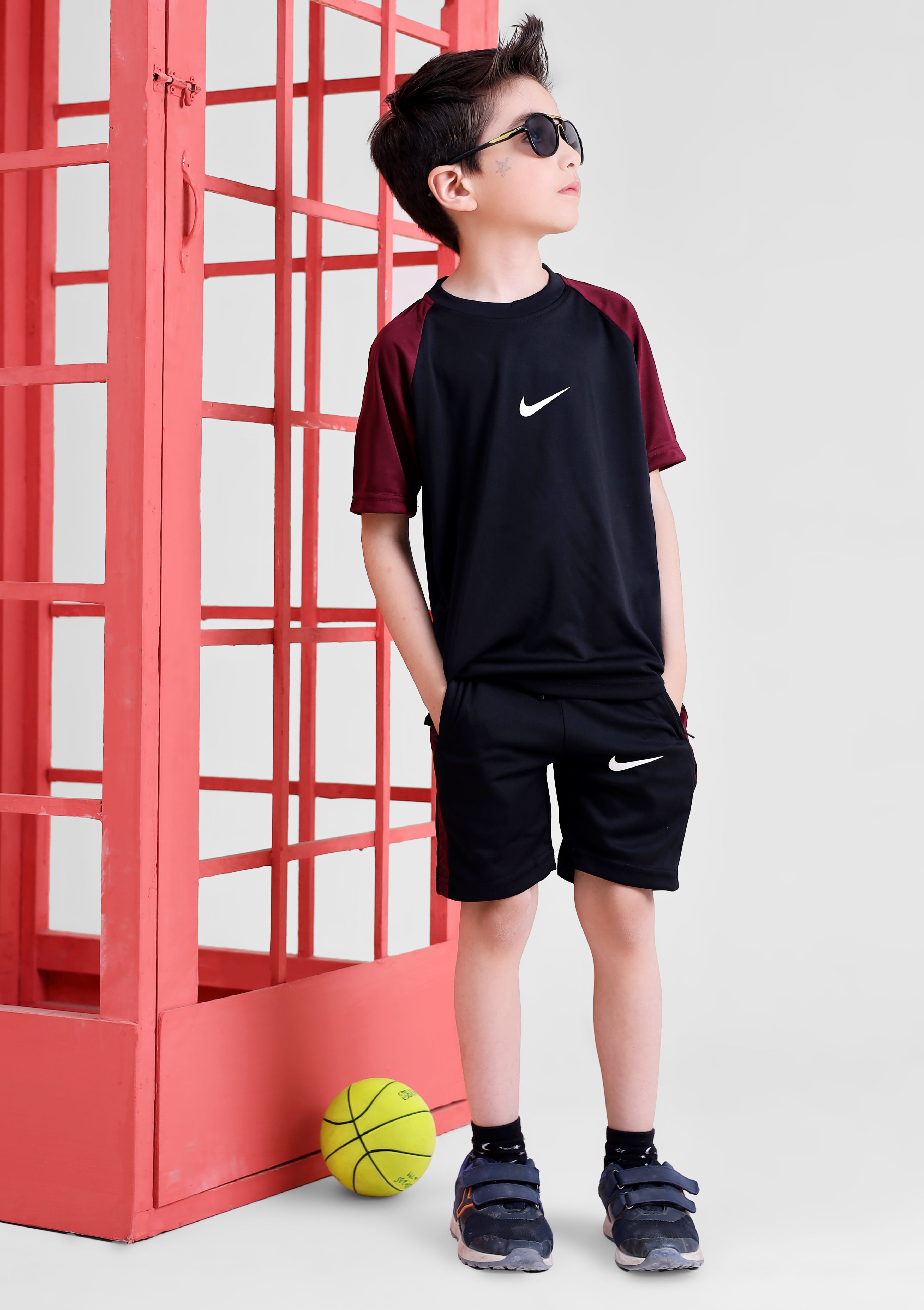 Nik Dri-Fit Tracksuit Mehroon