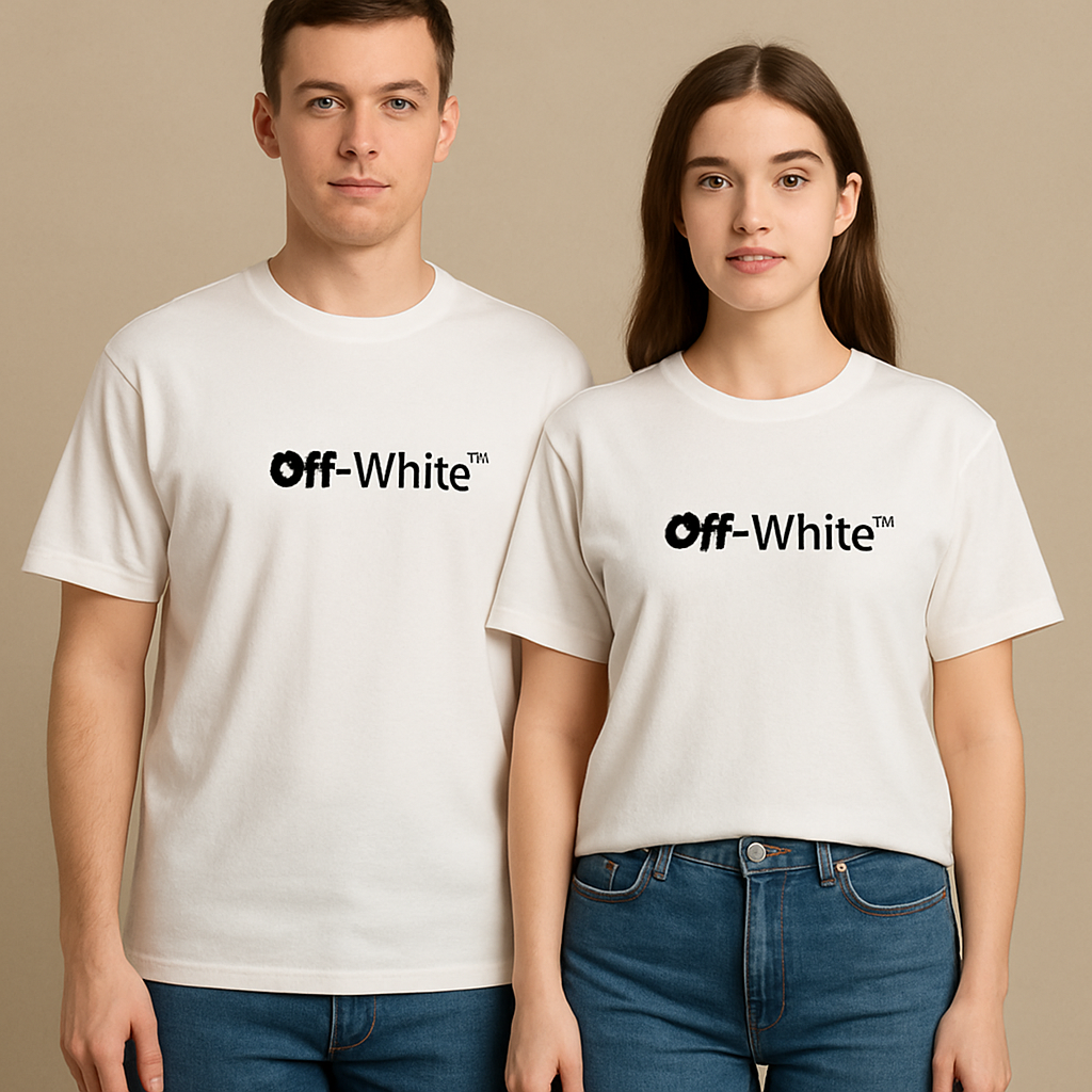 off-x Imported Drop-Shoulder T-Shirt White F