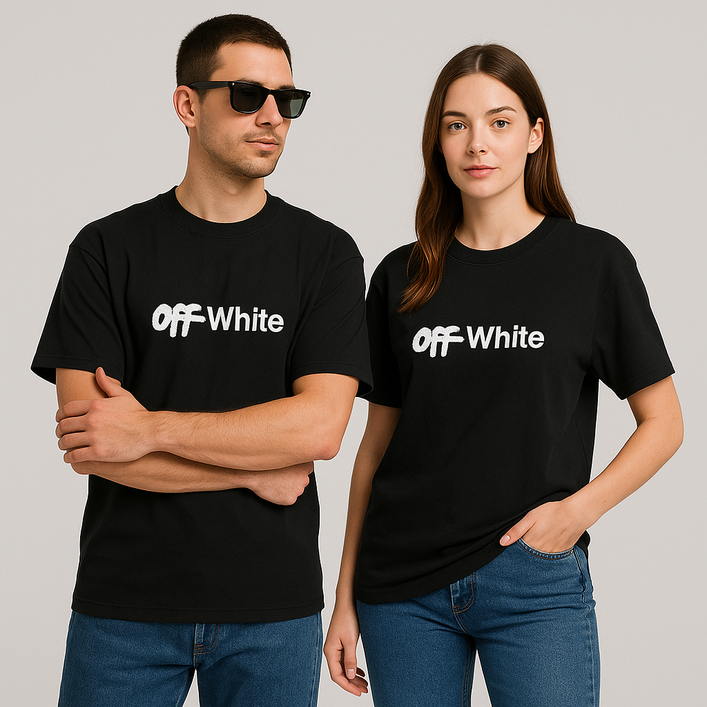 off-x Imported Drop-Shoulder T-Shirt Black