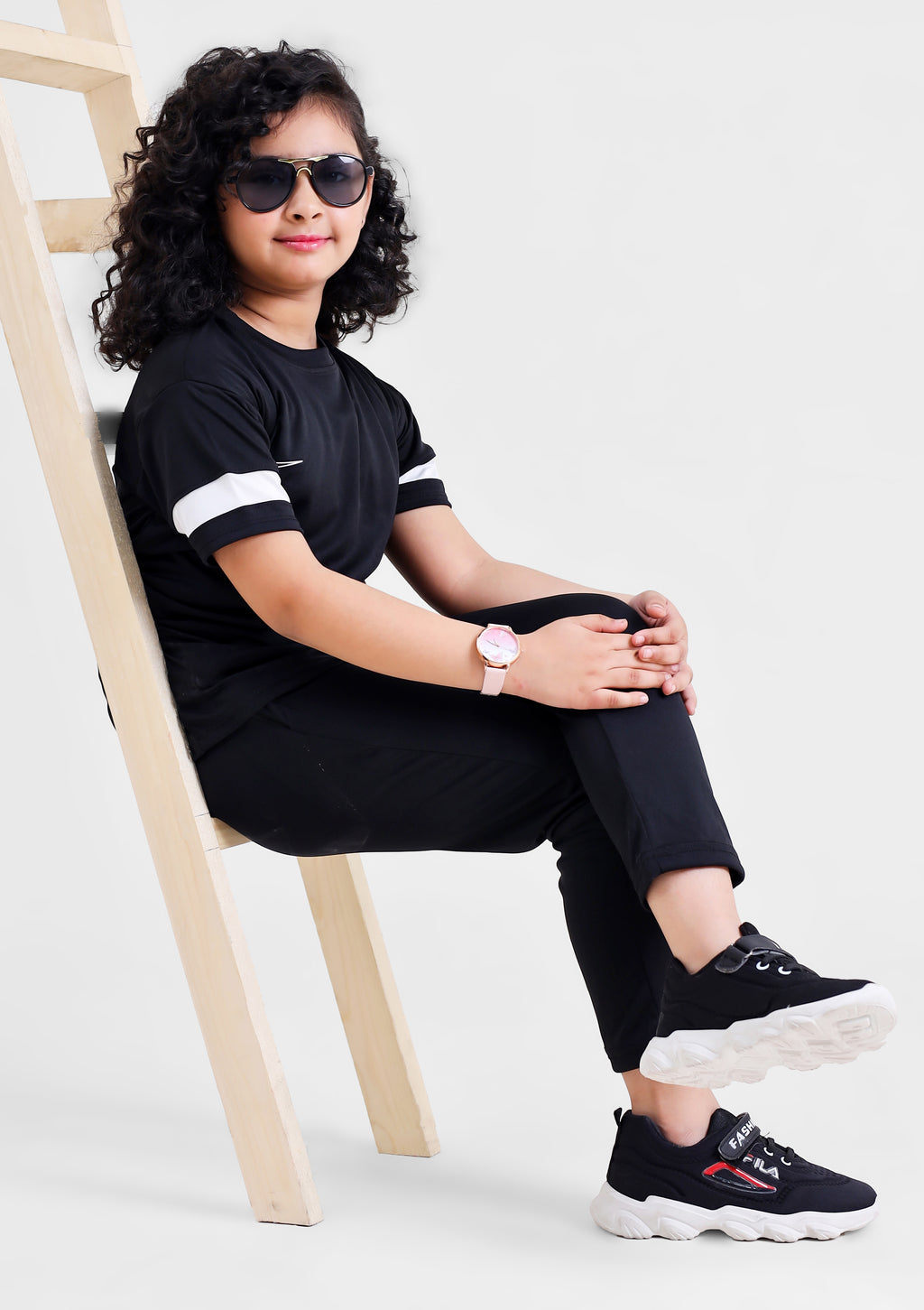 Nik Dri-Fit Black white Tracksuit