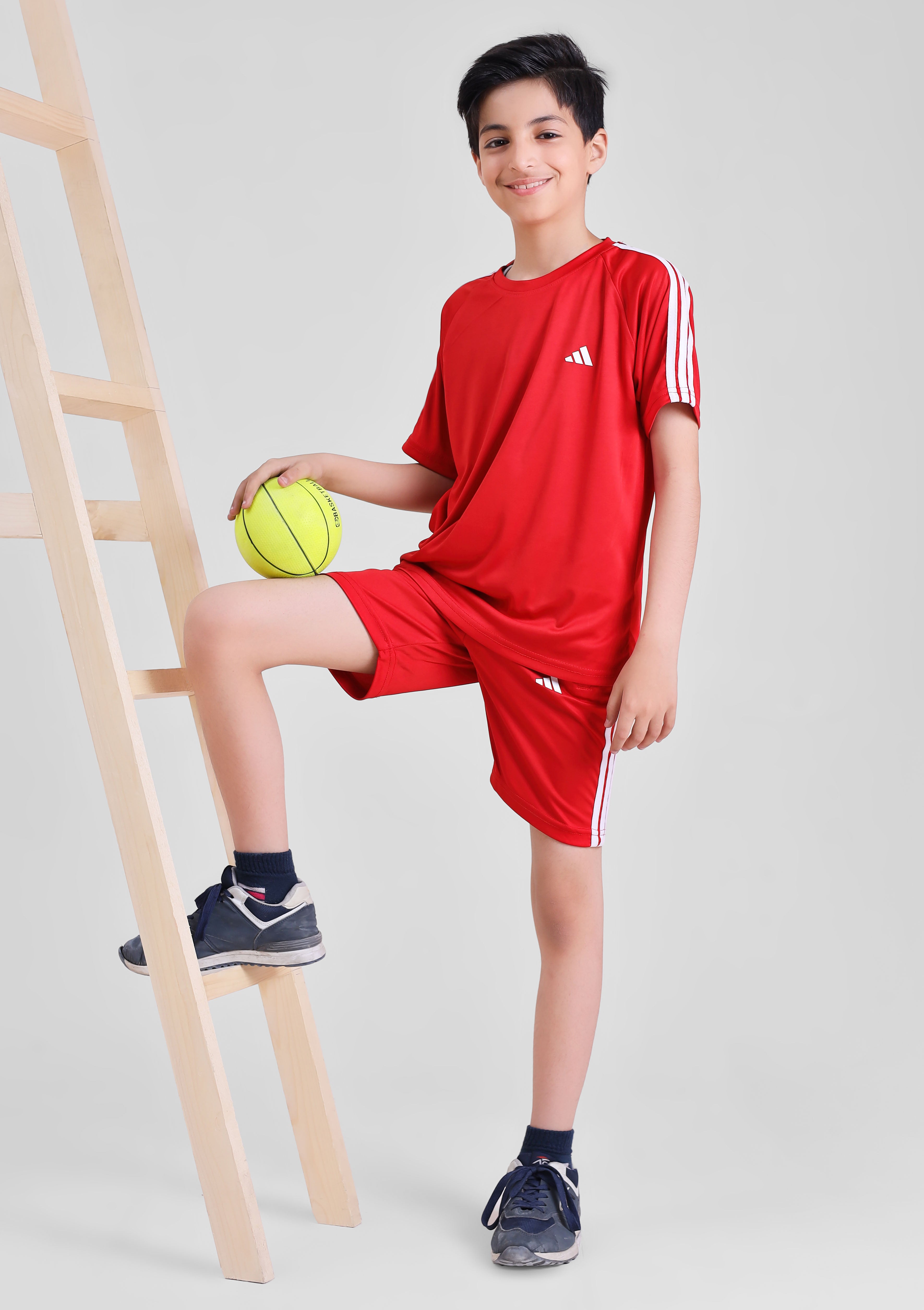 Adi Dri-Fit Tracksuit Red