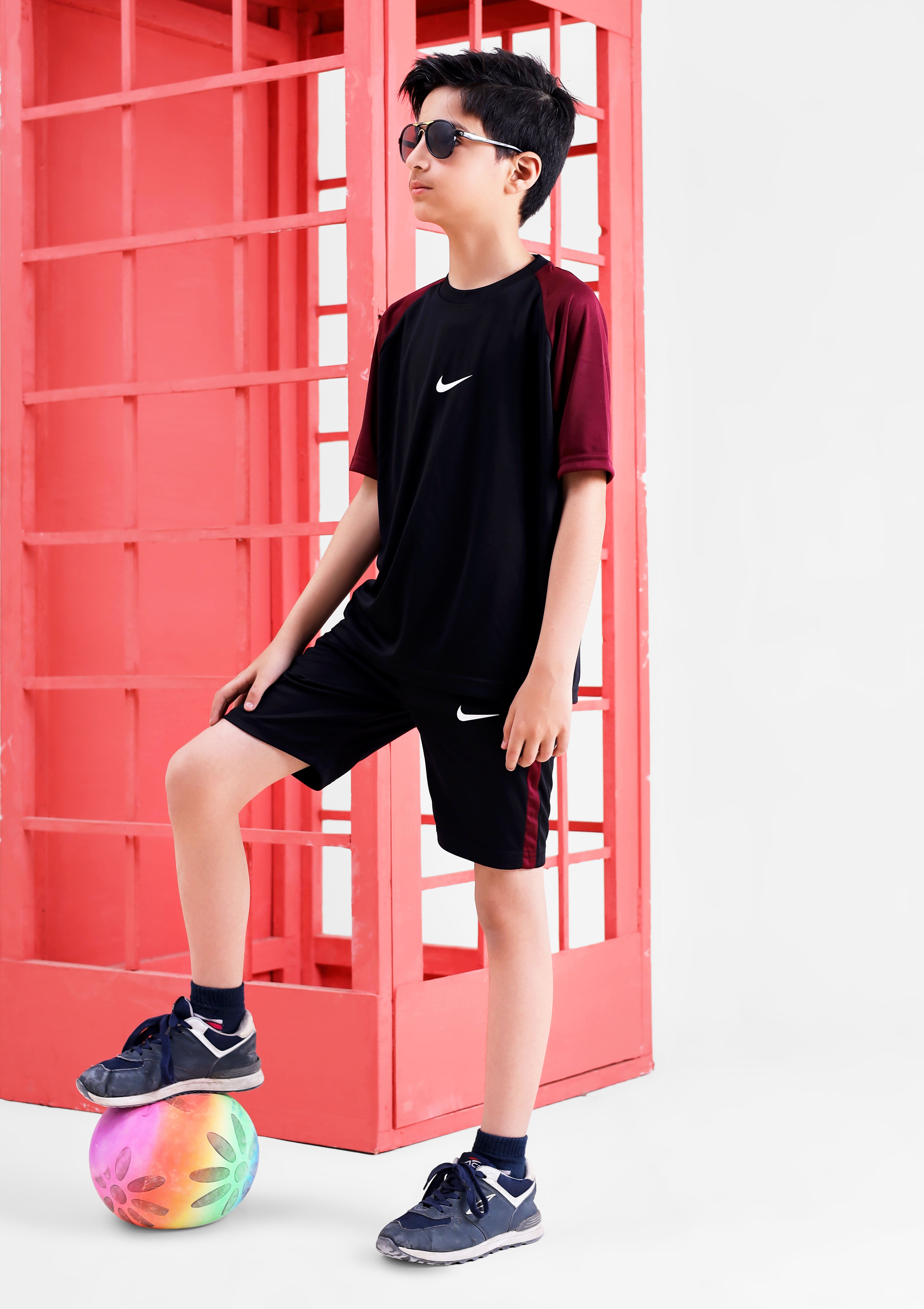 Nik Dri-Fit Tracksuit Mehroon