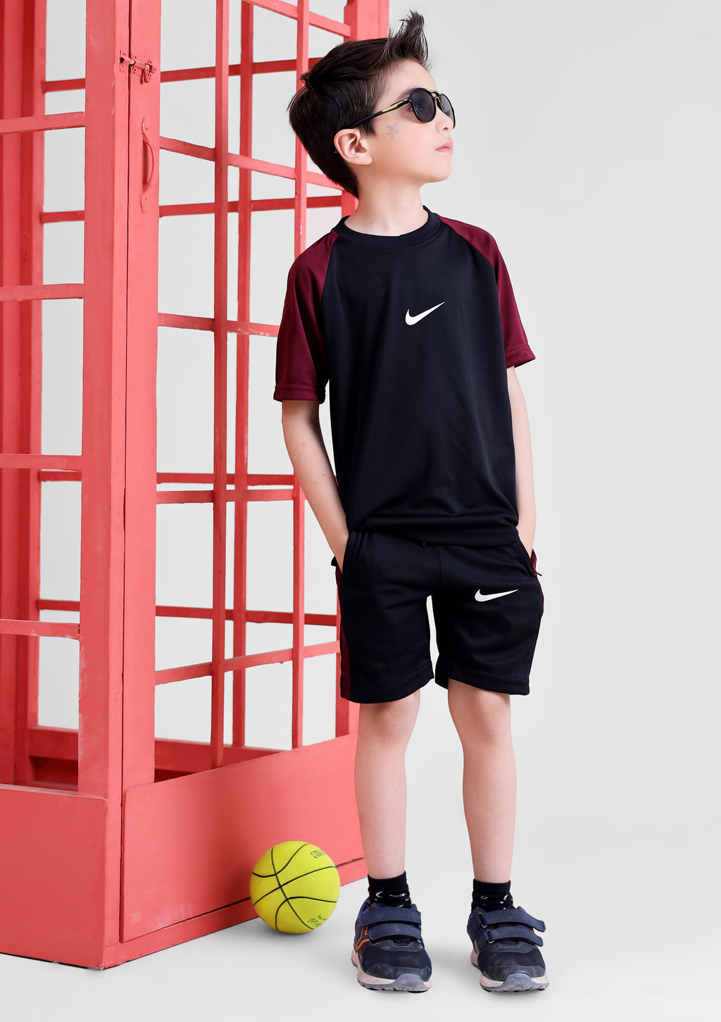 Nik Dri-Fit Tracksuit Mehroon