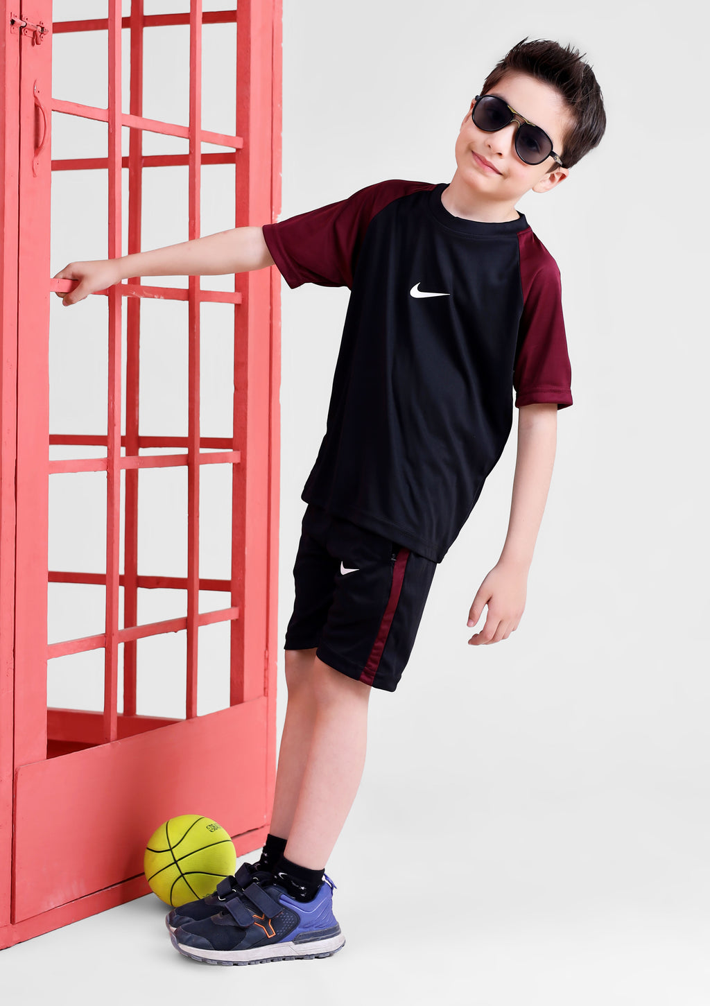 Nik Dri-Fit Tracksuit Mehroon