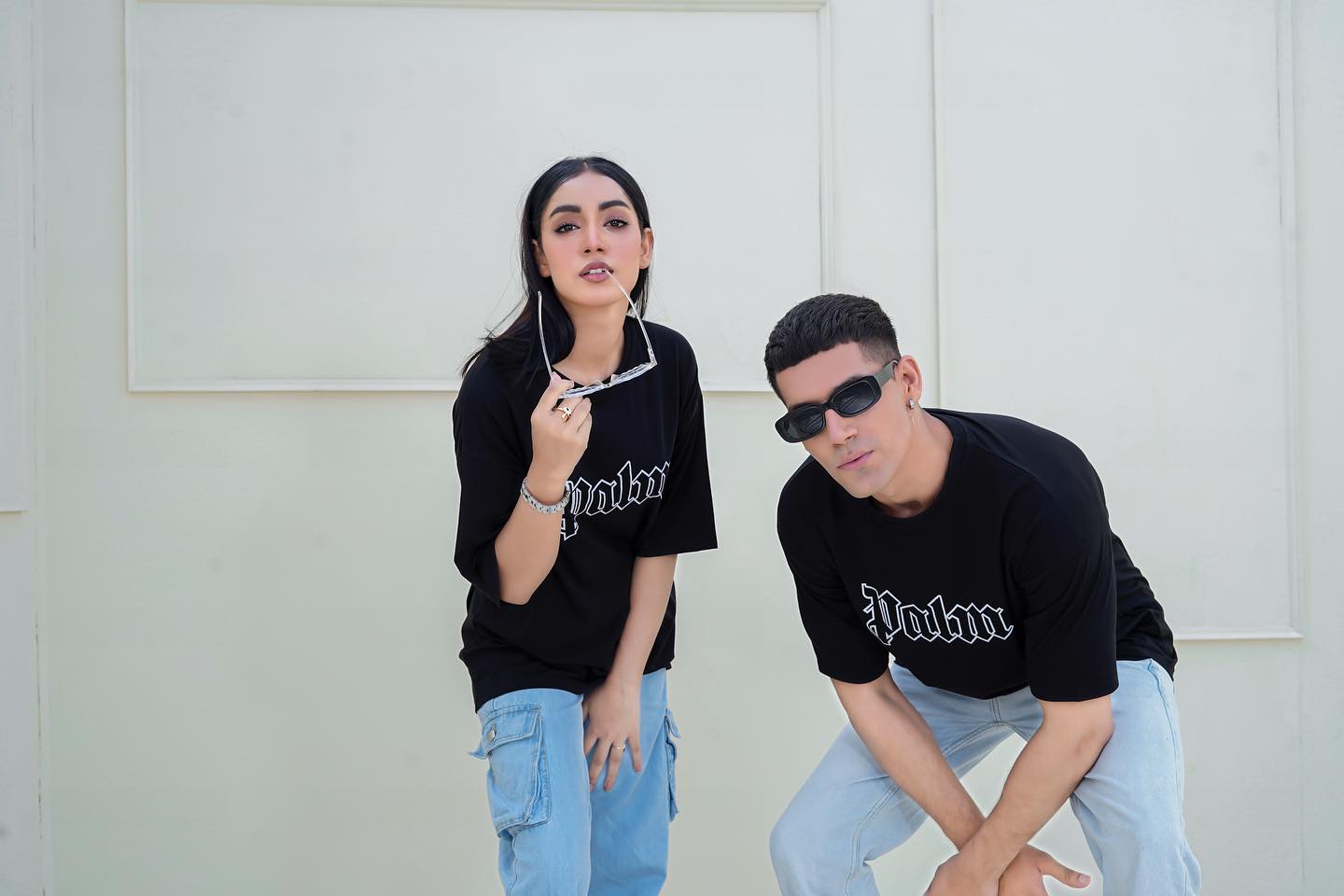 Palm Premium Drop-Shoulder T-Shirt Black