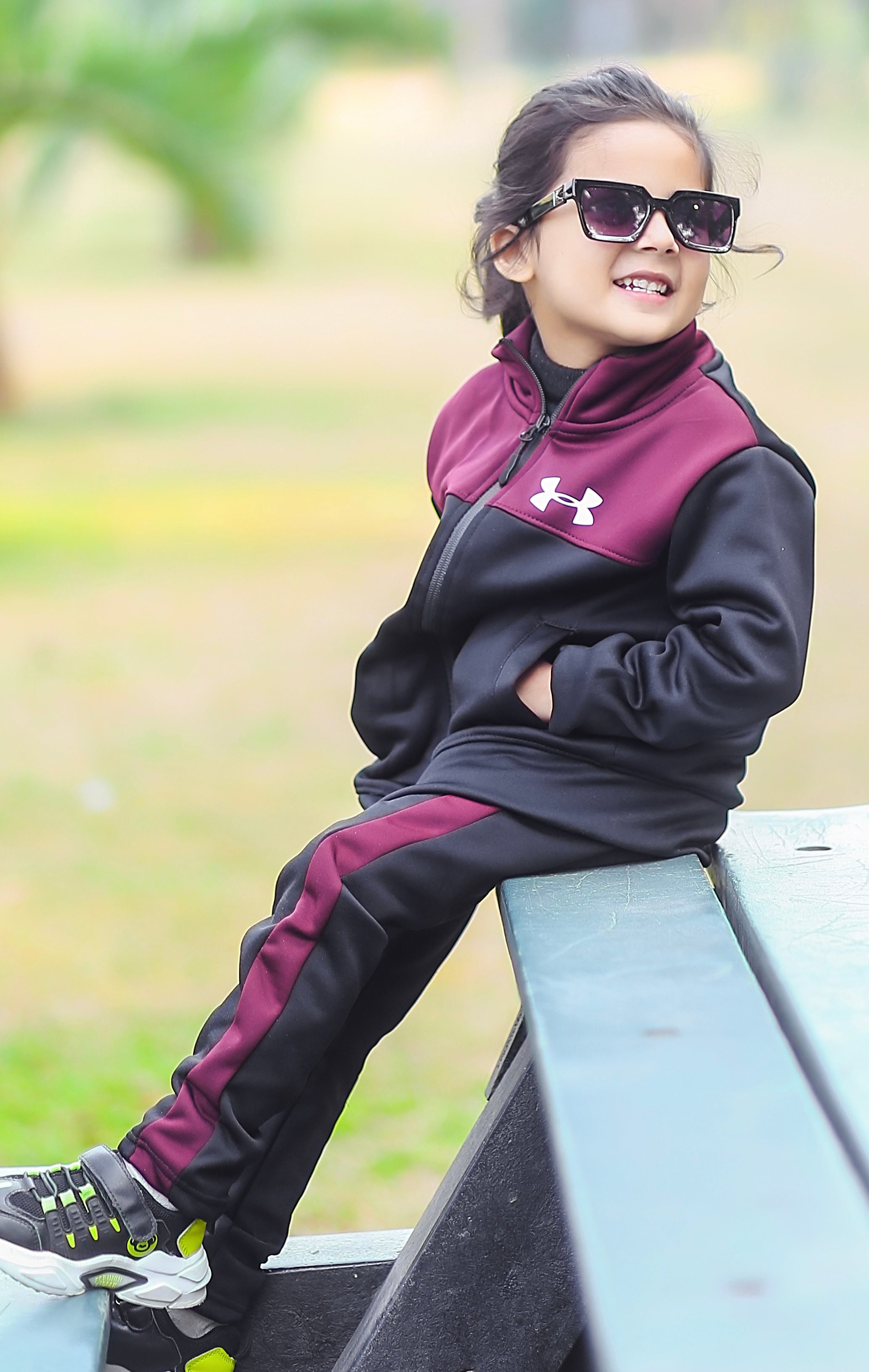 UA Premium Tracksuit Mehroon