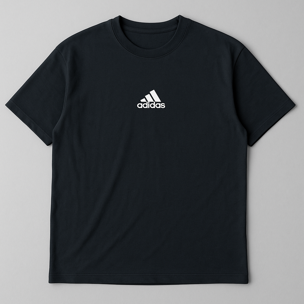 Adi imported Drop-Shoulder T-Shirt Black