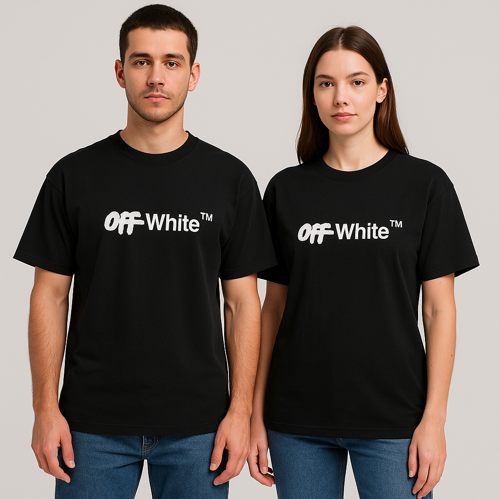 off-x Imported Drop-Shoulder T-Shirt Black