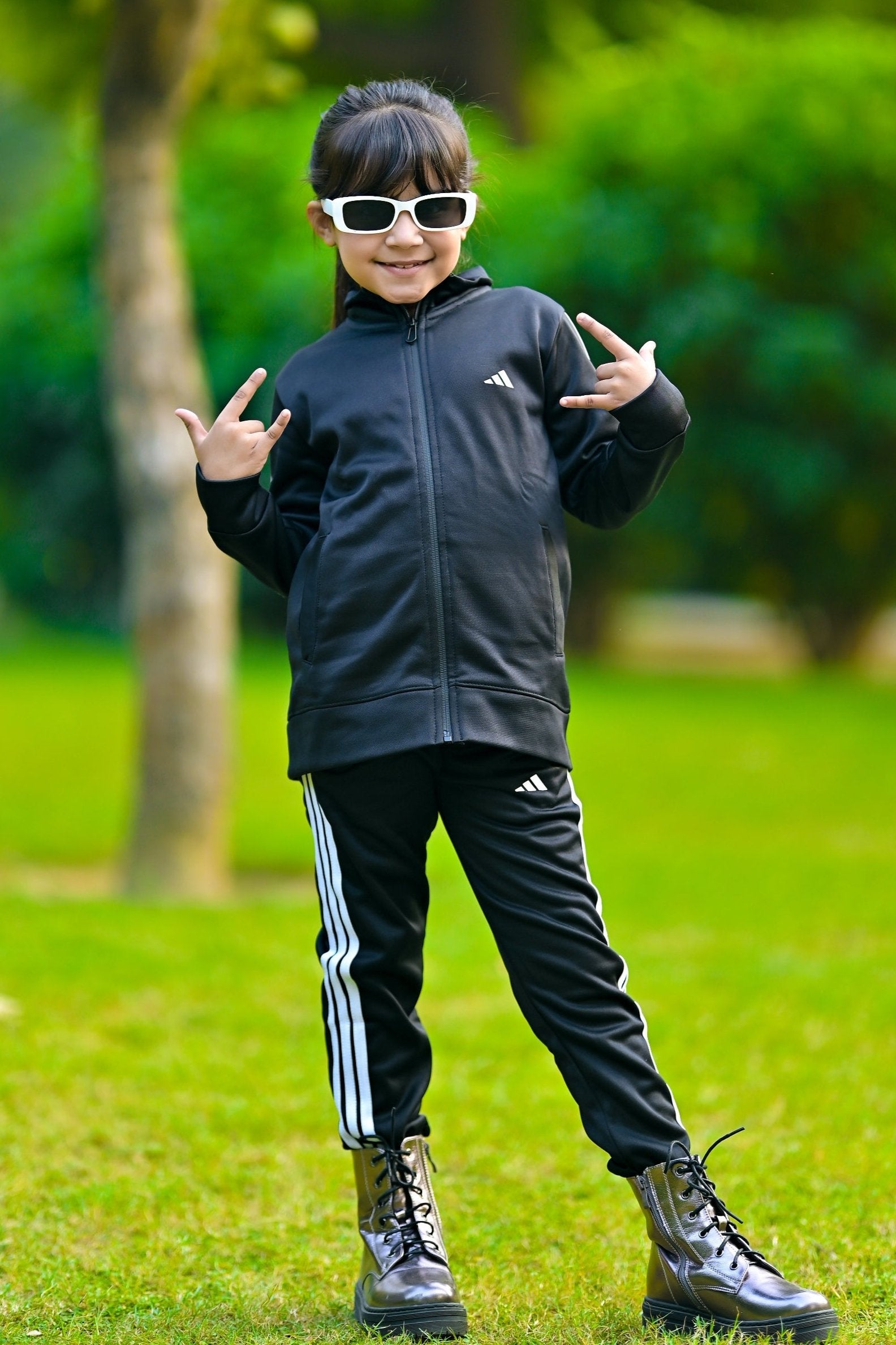 Adi Premium Tracksuit Black