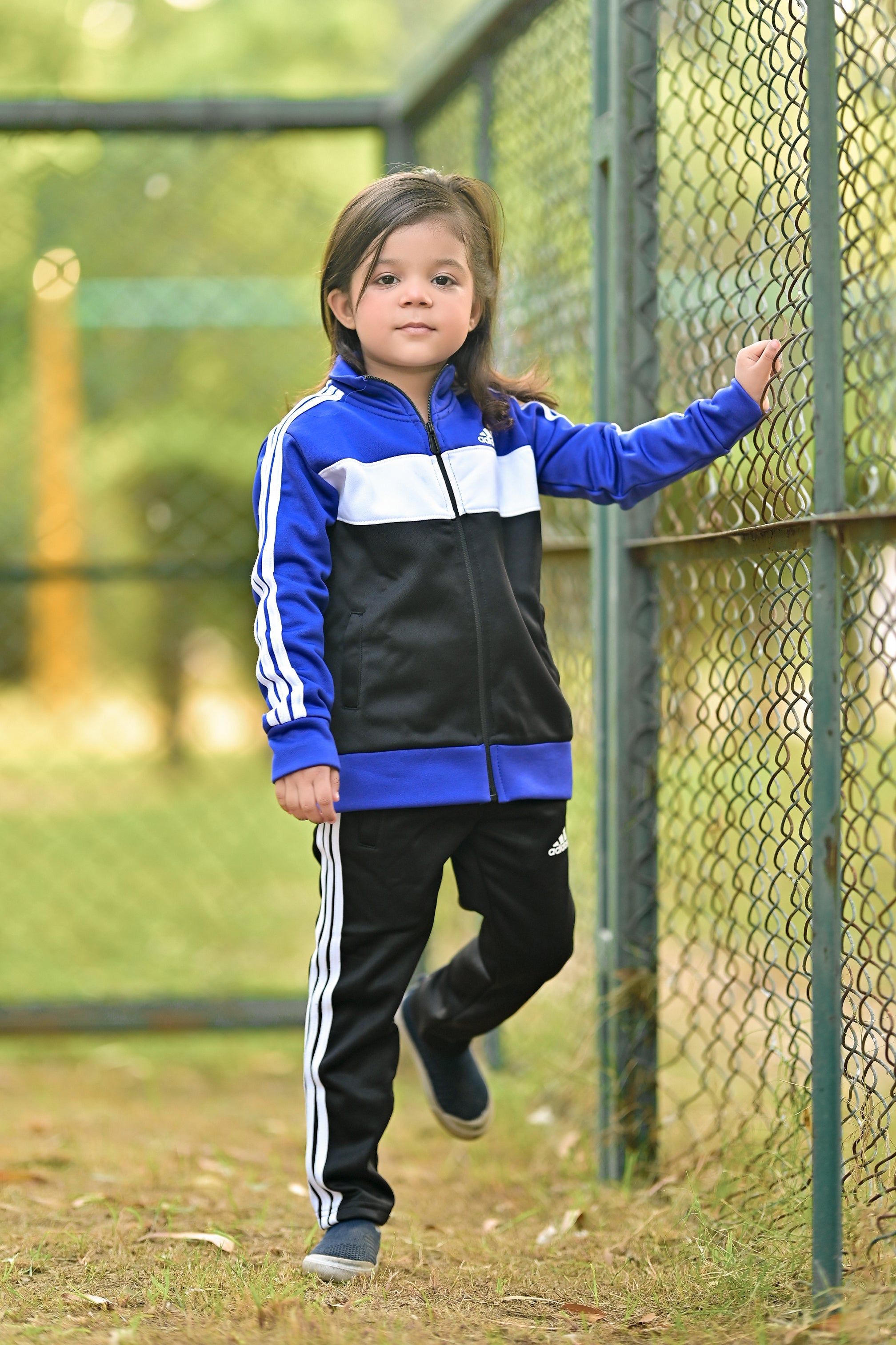Adi Premium Tracksuit Royal Blue