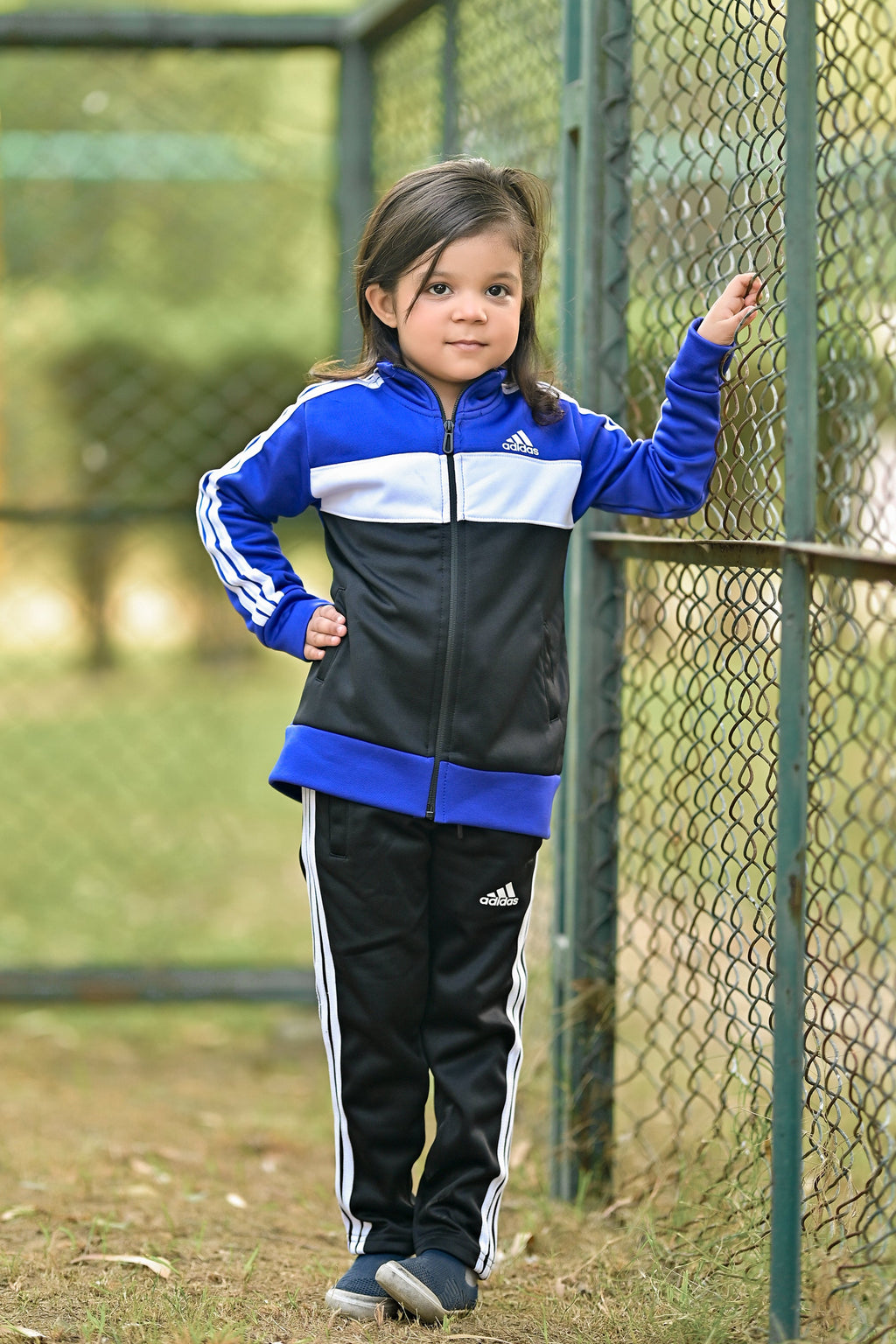 Adi Premium Tracksuit Royal Blue