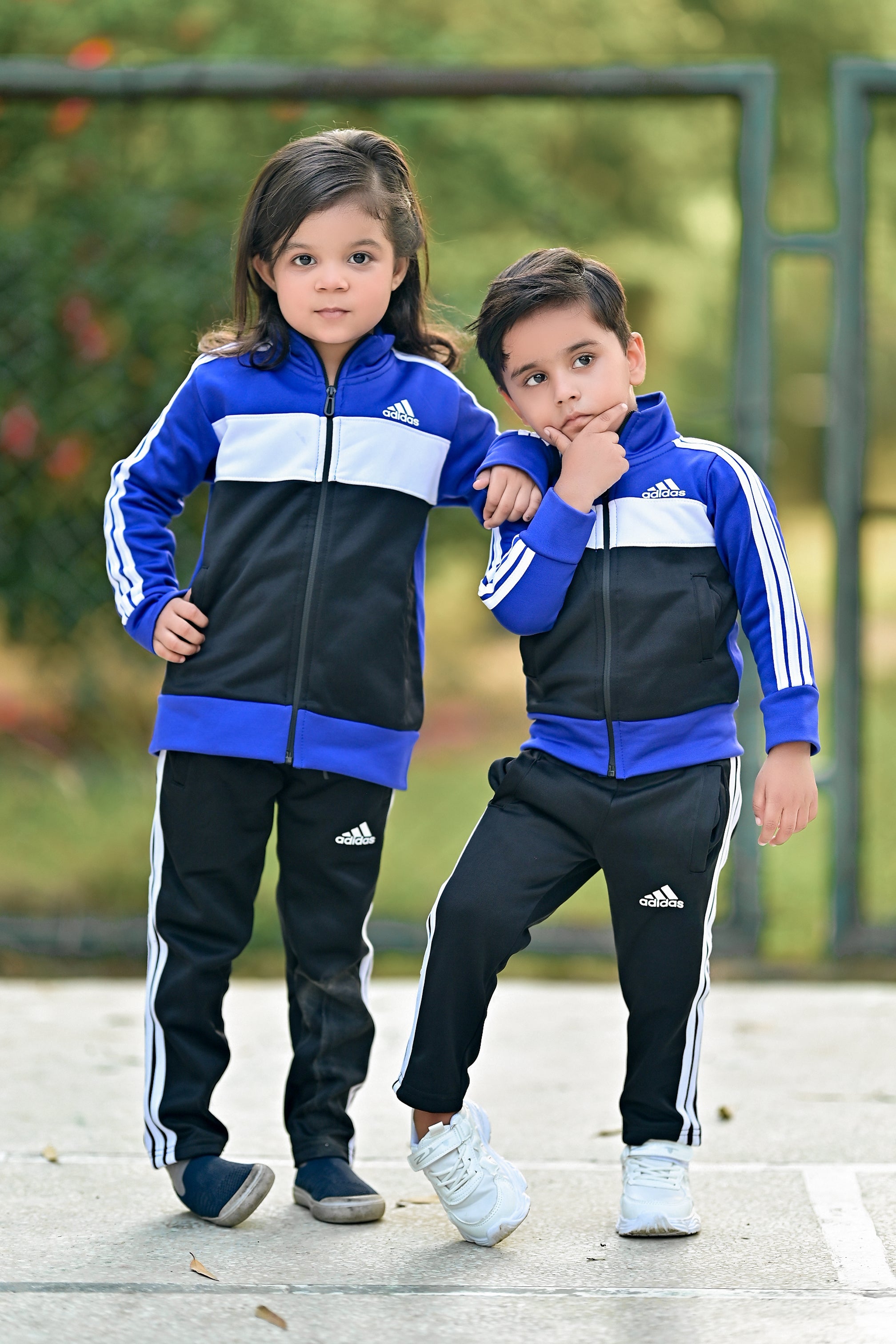 Adi Premium Tracksuit Royal Blue