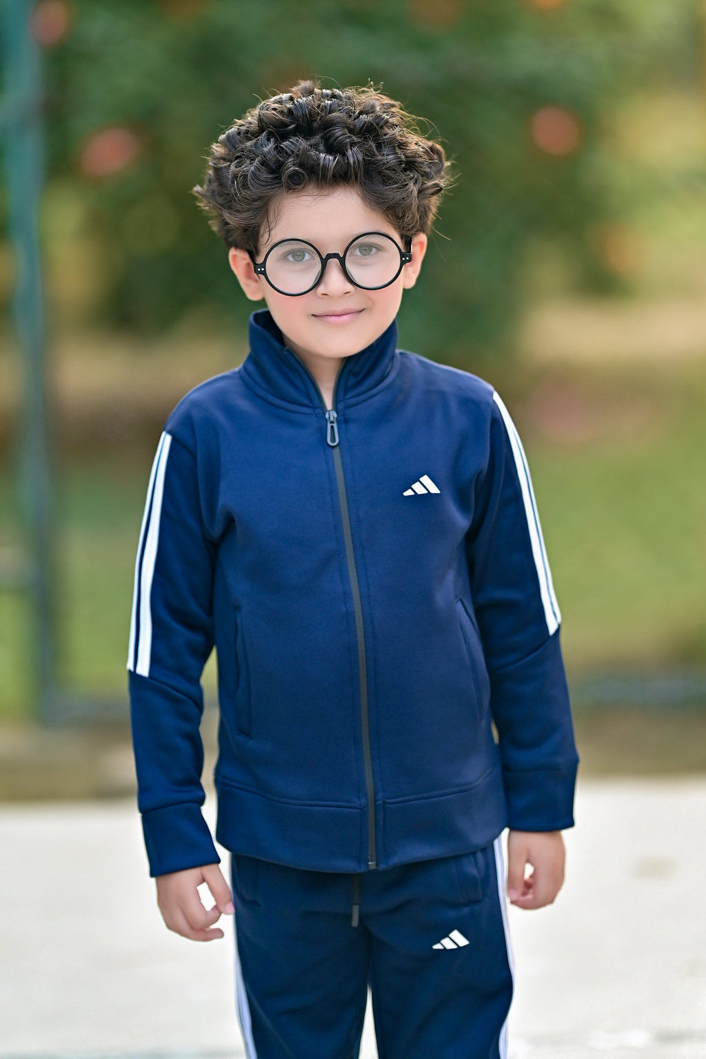 Adi Premium Tracksuit Navy