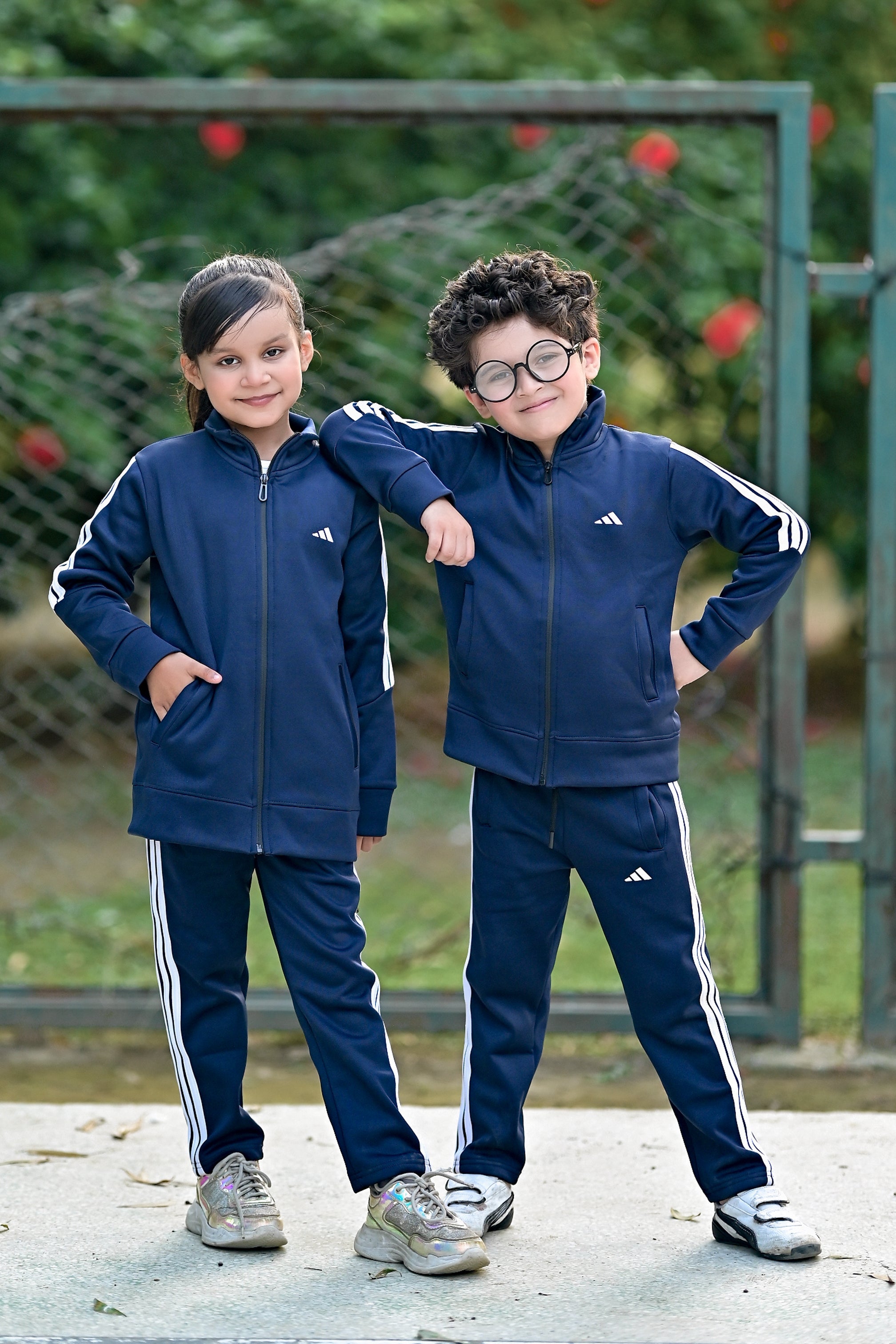 Adi Premium Tracksuit Navy
